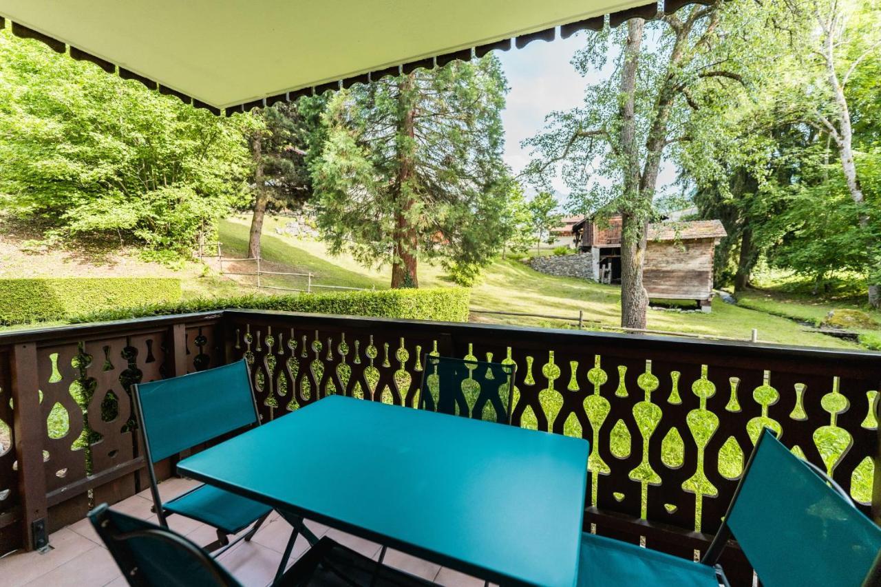 Encantador apartamento con balcones a 5min del telecabina Bettex Villa Saint-Gervais-les-Bains Exterior foto